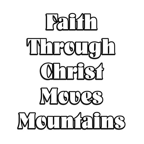 Christian Images In My Treasure Box: Faith Bubble Letters - 5 Items