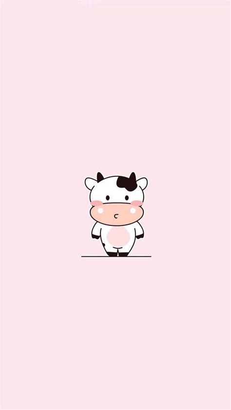 Cute Cartoon Cow Wallpapers - Top Free Cute Cartoon Cow Backgrounds - WallpaperAccess