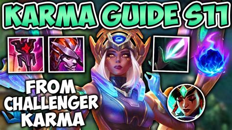 SEASON 11 KARMA SUPPORT GUIDE (RUNES AND BUILD) + HOW TO CARRY ...