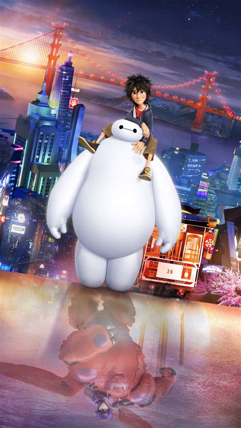 1440x2560 Hiro Hamada And Baymax In Big Hero 6 Samsung Galaxy S6,S7 ...