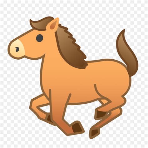 Horse Icon Noto Emoji Animals Nature Iconset Google - Horse Icon PNG – Stunning free transparent ...