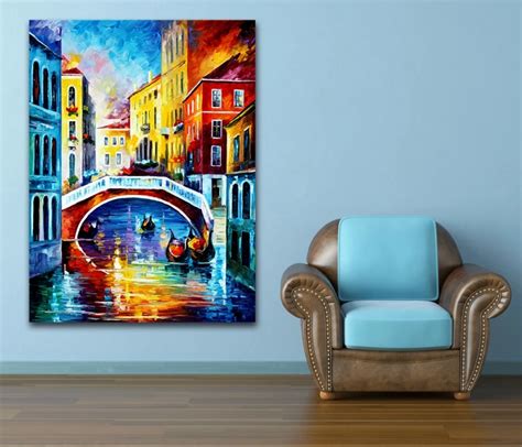 Aliexpress.com : Buy 100% Hand painted Palette Knife Painting USA Italy ...