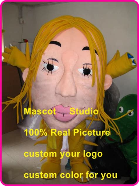 girl head mascot Costume custom fancy costume anime cosplay kits ...