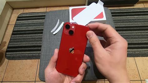 IPHONE 13 RED unboxing - YouTube