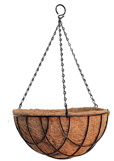 Black Round Garden Deco 10 Inch Metal Hanging Basket, For Balcony at Rs 100/piece in Ludhiana