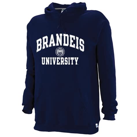 Brandeis Judges Adult Arch N' Logo Hooded Sweatshirt - Navy - Walmart.com - Walmart.com