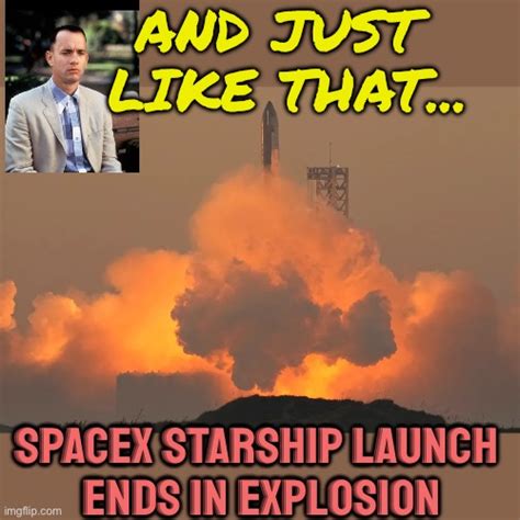 SpaceX Starship megarocket explodes in 'rapid unscheduled disassembly' - Imgflip