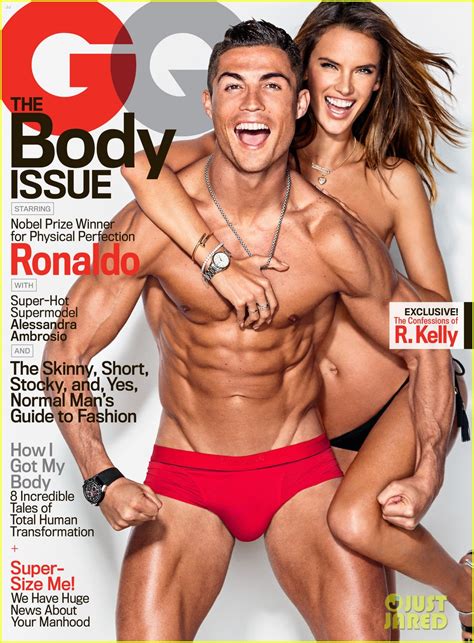 Cristiano Ronaldo & Alessandra Ambrosio Show Off Their Ripped Bodies on the Cover of GQ: Photo ...