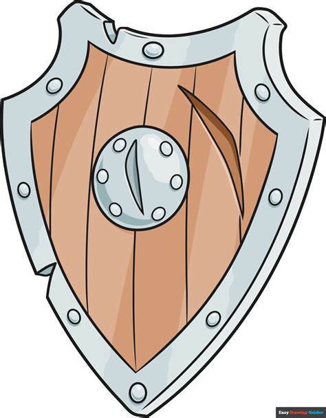 How to Draw a Shield - Really Easy Drawing Tutorial