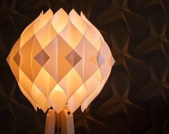 Tripod Floor Lamp Tripod Retro 60-70 Design Origami | Etsy