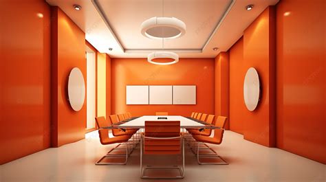 Conceptual Office Meeting Room A 3d Rendered Illustration Background, Office Presentation ...