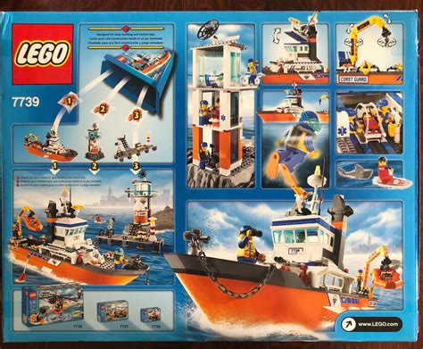 LEGO CITY 7739 Coast Guard Patrol Boat & Tower 444 pcs/pzs | Etsy