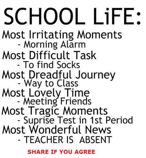 Famous quotes about 'School Life' - Sualci Quotes