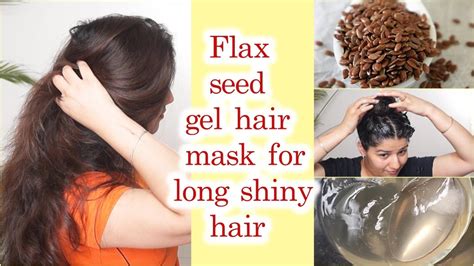 flax seed ( अलसी के बीज़ ) gel hair mask for hair growth and long shiny hair/ homemade gel hair ...