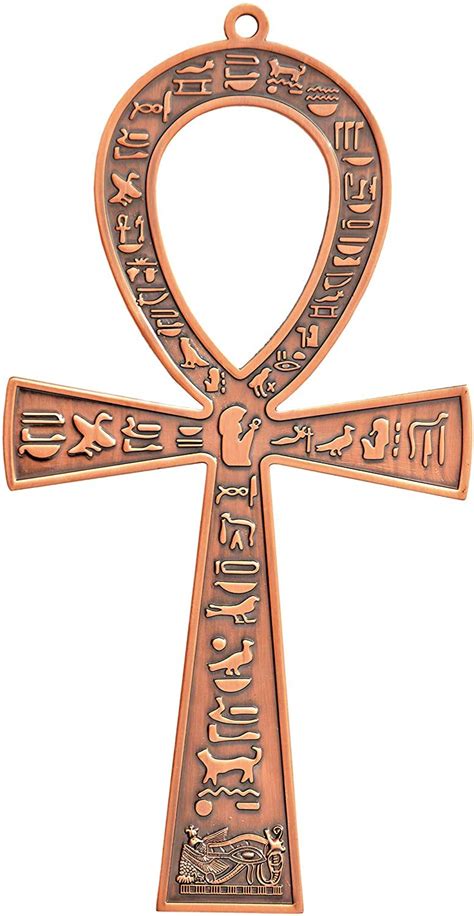 Buy NileCart 7 in. large metal Egyptian ANKH Cross Made in Egypt with ...