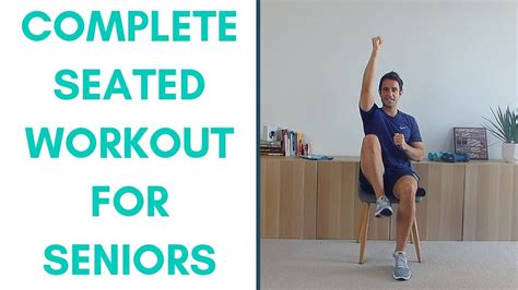 Complete Seated Whole Body Exercises For Seniors | More Life Health ...