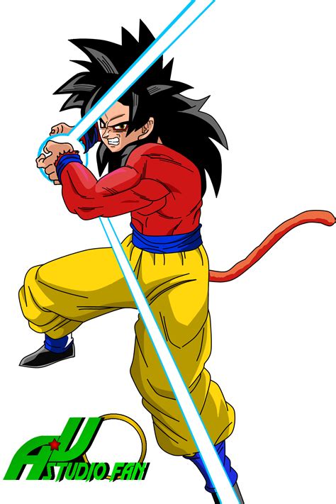 Goku SSJ4 KAMEHAMEHA by a-vstudiofan on DeviantArt