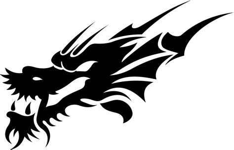 Tribal Dragon Tattoo Design Vector Free Vector cdr Download - 3axis.co