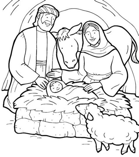 Jesus Is Born Bible Christmas Story Coloring Pages : Best Place to Color in 2020 | Jesus ...
