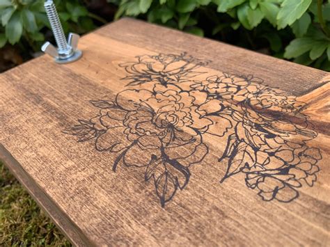 Small Flower Plant Press Kit Rustic Botanical Solid Wood | Etsy