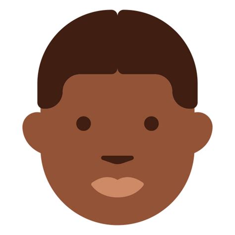 Black Boy Head Icon PNG & SVG Design For T-Shirts