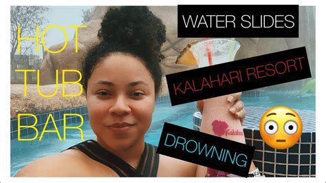 KALAHARI RESORT DAY ONE | Someone almost DROWNED | Swim Up BAR | Vlogmas Day 23 - YouTube