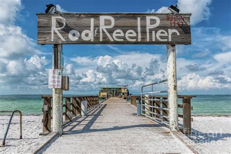 Rod Reel Pier Photograph by Damon Powers