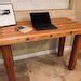 Butcher Block Desk /small Kitchen Table / Workstation / Side Table - Etsy