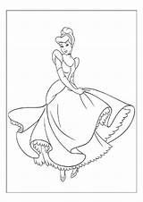 Cinderella Coloring Pages Free Printable sketch template