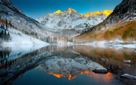Colorado Rocky Mountains Winter - 2560x1600 - Download HD Wallpaper - WallpaperTip