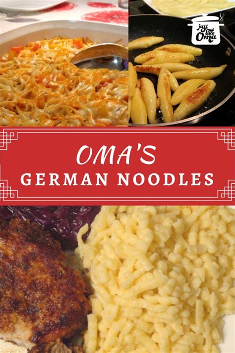 Oma's German Noodles & Rice ~ Nudeln und Reis Noodle Recipes, Pasta ...