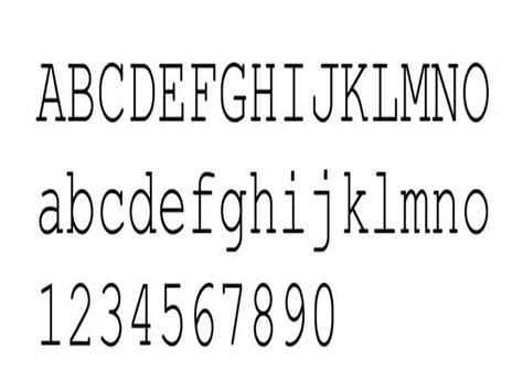 Courier New Font Free Download - Fonts Empire