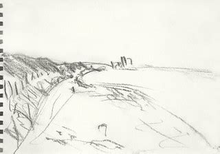 1990 - 'Sketch of Dutch beach', a pencil drawing of Dutch … | Flickr