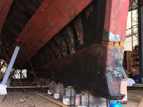 Mayflower II restoration is underway