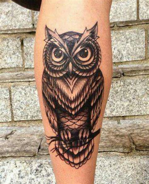 Pin by Teresa Brumbelow on Owl Be🦉 I'm Obsessed! | Black owl tattoo ...