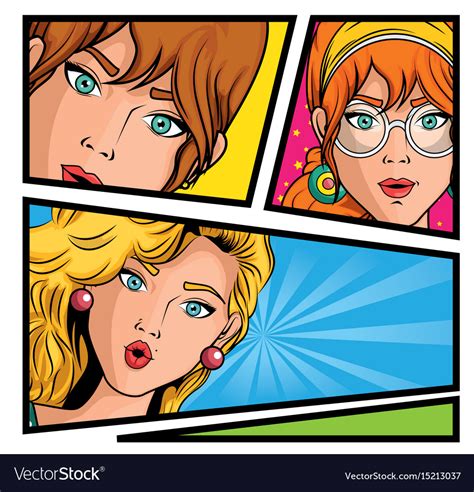 Pop art comic strip icon Royalty Free Vector Image