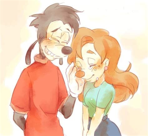 Max and Roxanne | by Y @ Pixiv.net // goof troop; a goofy movie Disney Characters Goofy, Goofy ...
