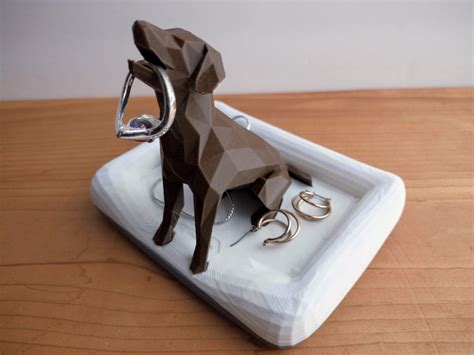 Dog Ring Holder With Dog Bed Ring Dish Unique Ring Holder for Ring Display Engagement Gift ...