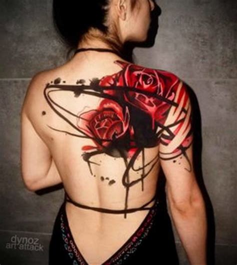 Photo blood rose tattoo 22.10.2019 №029 - blood rose tattoo - tattoovalue.net - tattoovalue.net