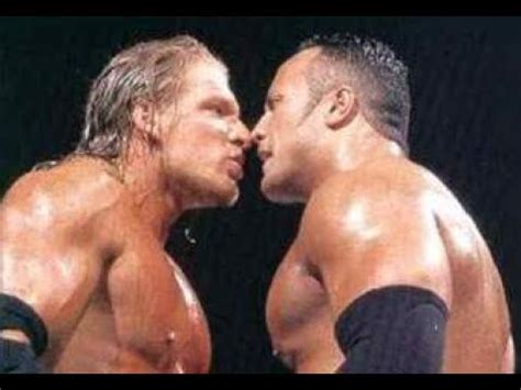 The Rock vs Triple H The Rivalry Part One - YouTube