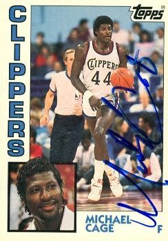 Michael Cage autographed Basketball Card (Los Angeles Clippers) 1993 Topps Archives #46