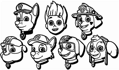 Coloring Page Paw Patrol Fresh Free Nick Jr Paw Patrol Coloring Pages in 2020 | Paw patrol ...