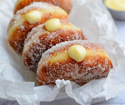 Vanilla Cream Filled Donuts - Kitchen Fun With My 3 Sons