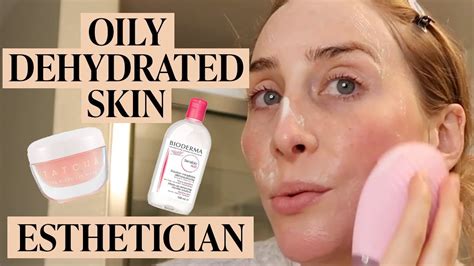 An Esthetician's Anti-Aging Skincare Routine for Dehydrated, Oily Skin | Skincare Expert - YouTube