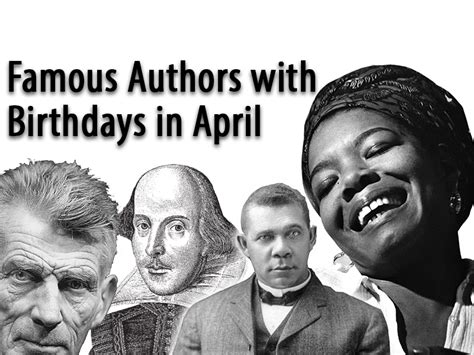 What Famous Authors Celebrate Birthday’s in April? – Gwinnett County Public Library