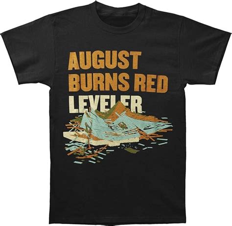 Amazon.com: August Burns Red Men's Leveler T-Shirt X-Large Black: Clothing