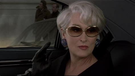 The golden brown sunglasses Miranda Priestly (Meryl Streep) in The devil wears Prada | Spotern