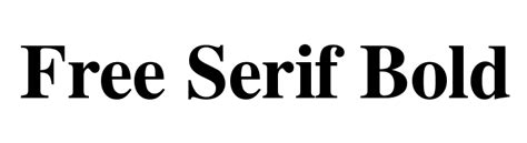 Free Serif Bold Font - FFonts.net