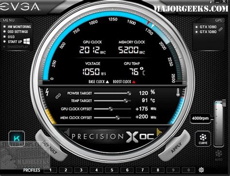 Download EVGA Precision X1 - MajorGeeks