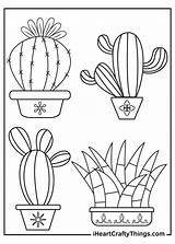 Cactus Coloring Pages Updated 2021 sketch template